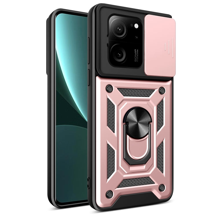 Sliding Camera Cover Design TPU Hybrid PC Phone Case, For Xiaomi Redmi 13C 4G, For Xiaomi Redmi Note 13 Pro 5G, For Xiaomi Redmi K60 Ultra 5G, For Xiaomi 13T/13T Pro/Redmi K60 Ultra, For Xiaomi Redmi A1+