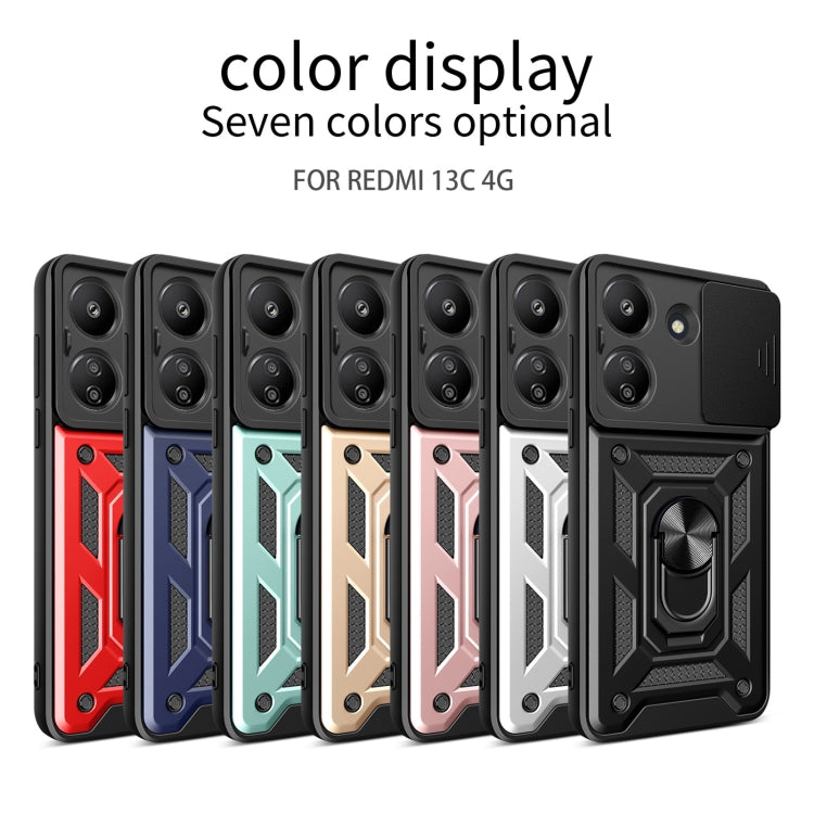 Sliding Camera Cover Design TPU Hybrid PC Phone Case, For Xiaomi Redmi 13C 4G, For Xiaomi Redmi Note 13 Pro 5G, For Xiaomi Redmi K60 Ultra 5G, For Xiaomi 13T/13T Pro/Redmi K60 Ultra, For Xiaomi Redmi A1+