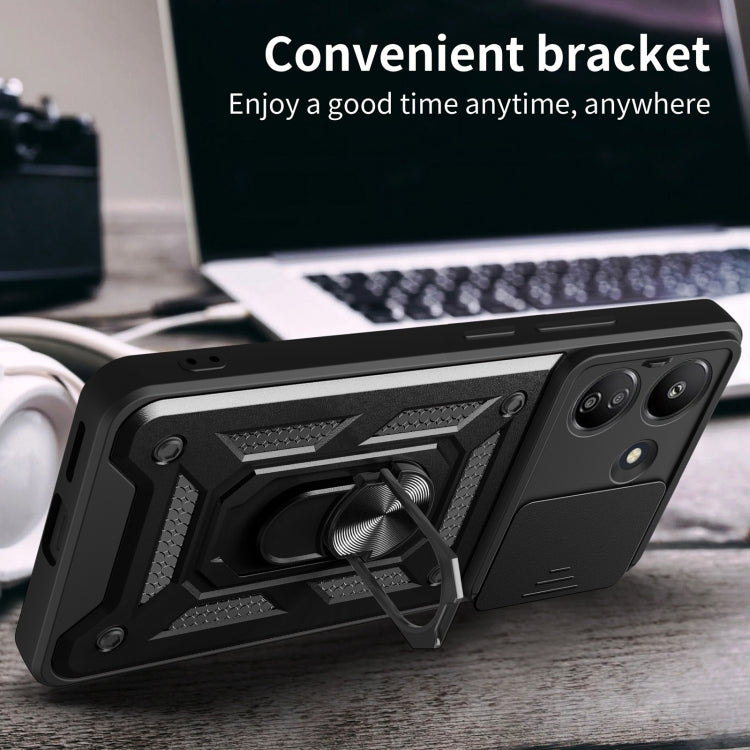 Sliding Camera Cover Design TPU Hybrid PC Phone Case, For Xiaomi Redmi 13C 4G, For Xiaomi Redmi Note 13 Pro 5G, For Xiaomi Redmi K60 Ultra 5G, For Xiaomi 13T/13T Pro/Redmi K60 Ultra, For Xiaomi Redmi A1+