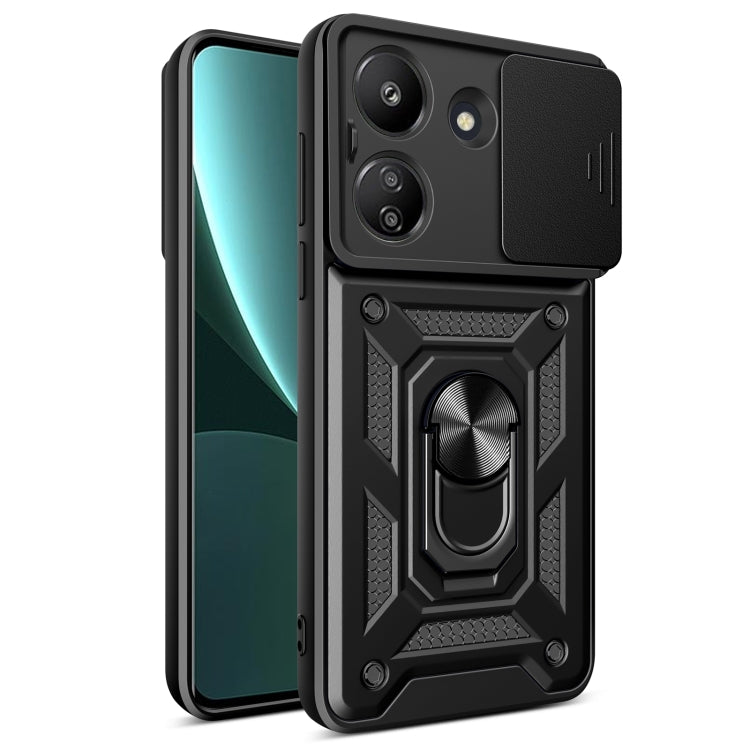 Sliding Camera Cover Design TPU Hybrid PC Phone Case, For Xiaomi Redmi 13C 4G, For Xiaomi Redmi Note 13 Pro 5G, For Xiaomi Redmi K60 Ultra 5G, For Xiaomi 13T/13T Pro/Redmi K60 Ultra, For Xiaomi Redmi A1+