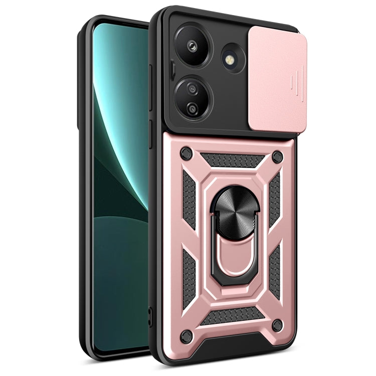 Sliding Camera Cover Design TPU Hybrid PC Phone Case, For Xiaomi Redmi 13C 4G, For Xiaomi Redmi Note 13 Pro 5G, For Xiaomi Redmi K60 Ultra 5G, For Xiaomi 13T/13T Pro/Redmi K60 Ultra, For Xiaomi Redmi A1+
