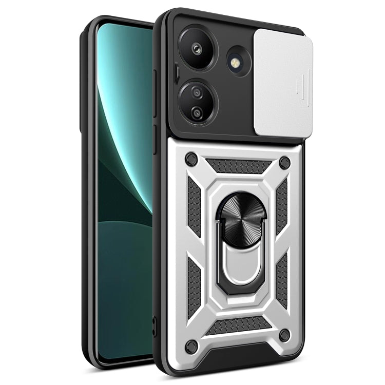 Sliding Camera Cover Design TPU Hybrid PC Phone Case, For Xiaomi Redmi 13C 4G, For Xiaomi Redmi Note 13 Pro 5G, For Xiaomi Redmi K60 Ultra 5G, For Xiaomi 13T/13T Pro/Redmi K60 Ultra, For Xiaomi Redmi A1+