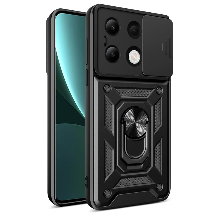 Sliding Camera Cover Design TPU Hybrid PC Phone Case, For Xiaomi Redmi 14R / 14C / Poco C75, For Xiaomi Redmi A3, For Xiaomi Redmi Note 13 Pro 4G Global, For Xiaomi Redmi Note 13 4G Global, For Xiaomi 14 Ultra, For Xiaomi Redmi Note 13 5G