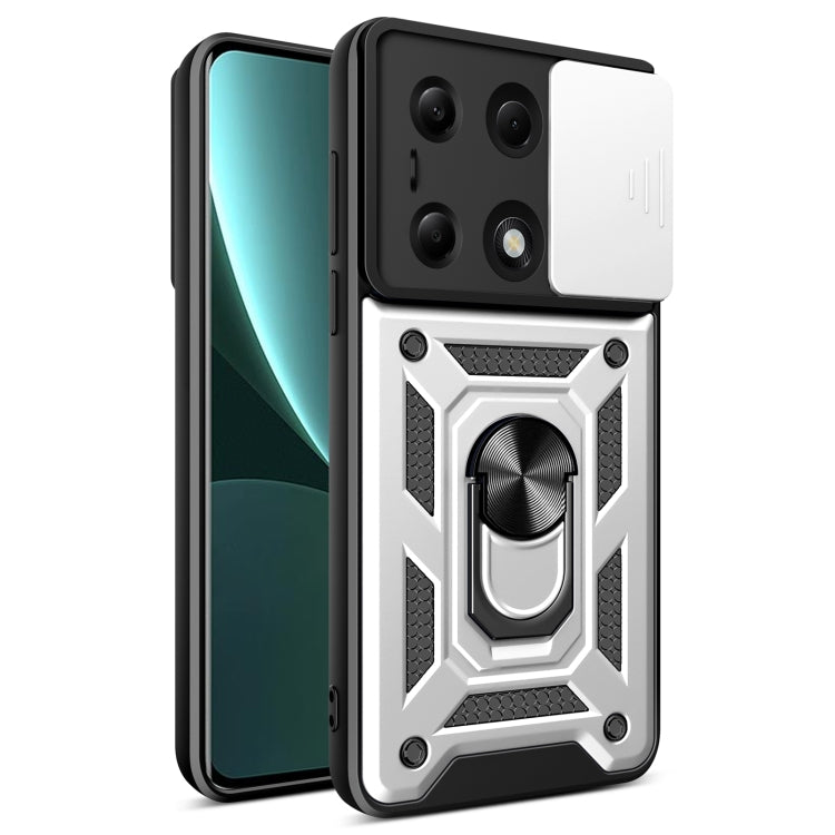 Sliding Camera Cover Design TPU Hybrid PC Phone Case, For Xiaomi Redmi 14R / 14C / Poco C75, For Xiaomi Redmi A3, For Xiaomi Redmi Note 13 Pro 4G Global, For Xiaomi Redmi Note 13 4G Global, For Xiaomi 14 Ultra, For Xiaomi Redmi Note 13 5G