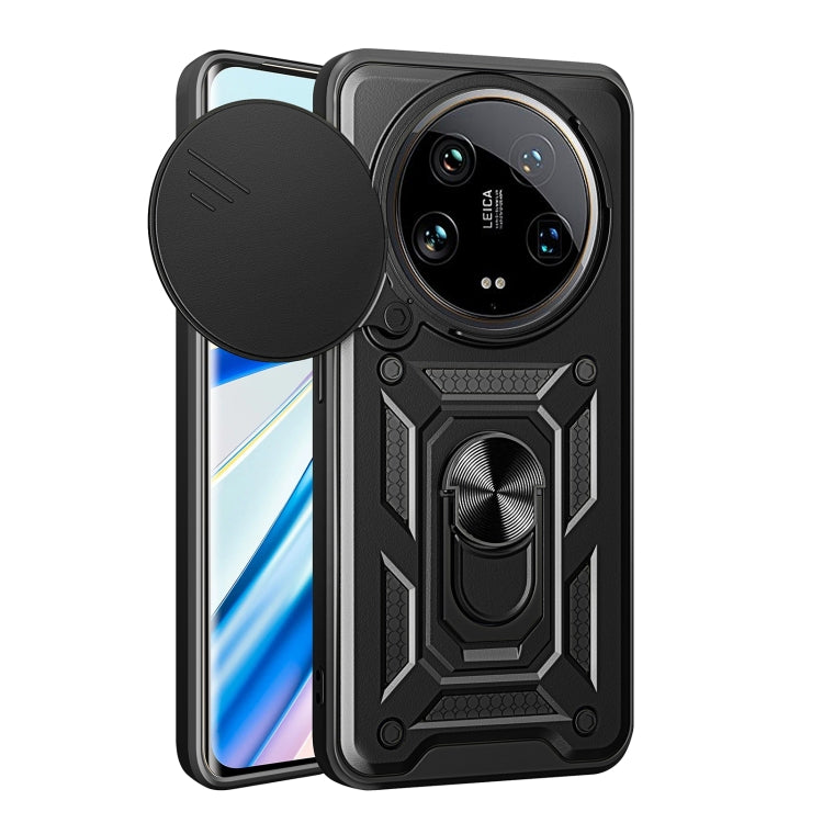 Sliding Camera Cover Design TPU Hybrid PC Phone Case, For Xiaomi Redmi 14R / 14C / Poco C75, For Xiaomi Redmi A3, For Xiaomi Redmi Note 13 Pro 4G Global, For Xiaomi Redmi Note 13 4G Global, For Xiaomi 14 Ultra, For Xiaomi Redmi Note 13 5G