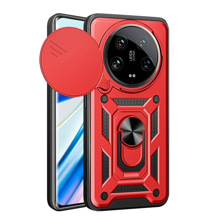 Sliding Camera Cover Design TPU Hybrid PC Phone Case, For Xiaomi Redmi 14R / 14C / Poco C75, For Xiaomi Redmi A3, For Xiaomi Redmi Note 13 Pro 4G Global, For Xiaomi Redmi Note 13 4G Global, For Xiaomi 14 Ultra, For Xiaomi Redmi Note 13 5G
