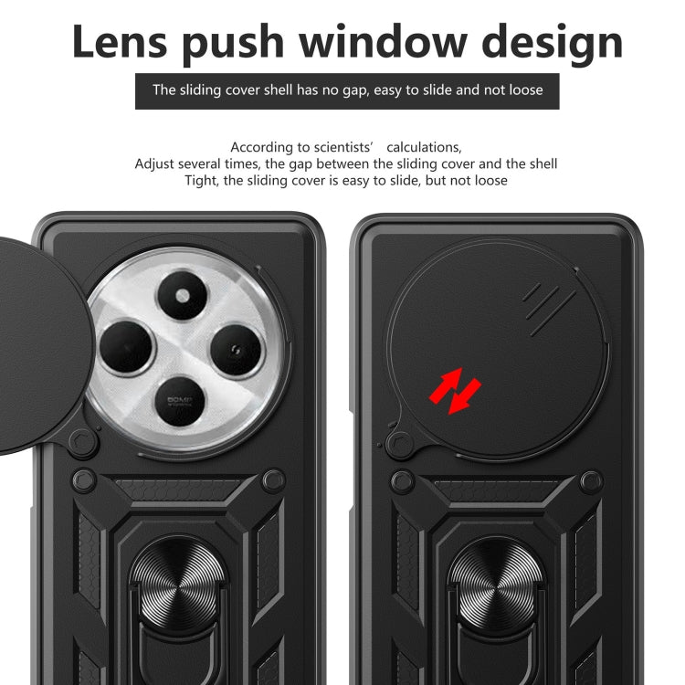 Sliding Camera Cover Design TPU Hybrid PC Phone Case, For Xiaomi Redmi 14R / 14C / Poco C75, For Xiaomi Redmi A3, For Xiaomi Redmi Note 13 Pro 4G Global, For Xiaomi Redmi Note 13 4G Global, For Xiaomi 14 Ultra, For Xiaomi Redmi Note 13 5G