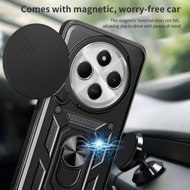Sliding Camera Cover Design TPU Hybrid PC Phone Case, For Xiaomi Redmi 14R / 14C / Poco C75, For Xiaomi Redmi A3, For Xiaomi Redmi Note 13 Pro 4G Global, For Xiaomi Redmi Note 13 4G Global, For Xiaomi 14 Ultra, For Xiaomi Redmi Note 13 5G