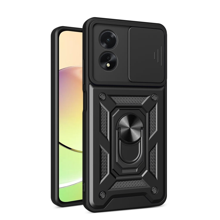 Sliding Camera Cover Design TPU+PC Phone Case, For OPPO Reno12 F 5G Global, For OPPO Reno12 Pro 5G Global, For OPPO F27 Pro / F27 Pro+ Global, For OPPO A60 4G, For OPPO A38 4G Global, For OPPO A58 4G Global, For OPPO Find X8 Pro