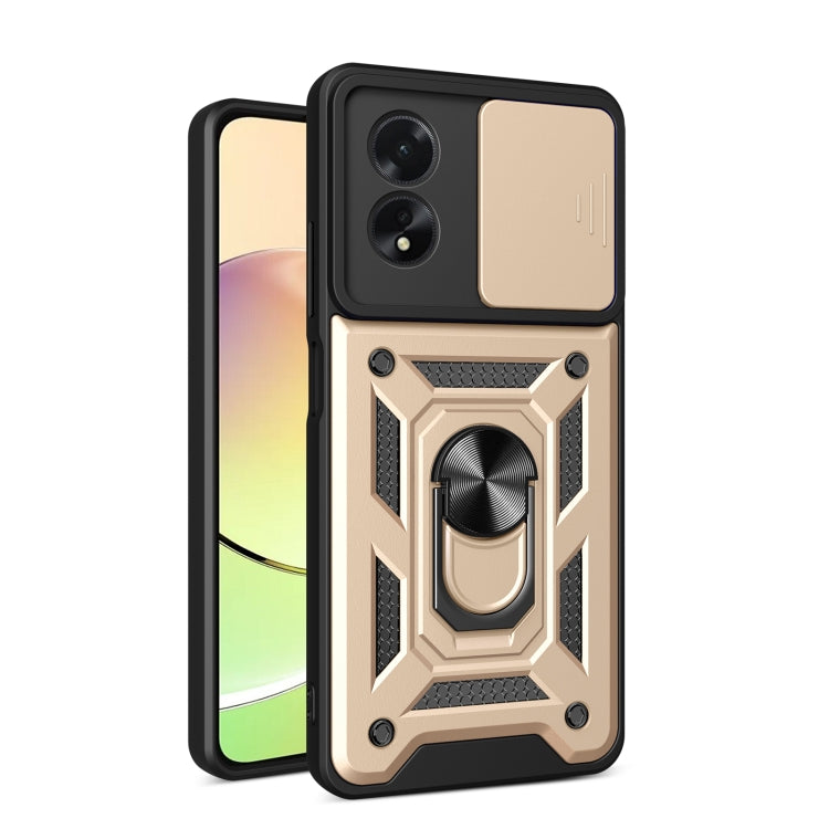 Sliding Camera Cover Design TPU+PC Phone Case, For OPPO Reno12 F 5G Global, For OPPO Reno12 Pro 5G Global, For OPPO F27 Pro / F27 Pro+ Global, For OPPO A60 4G, For OPPO A38 4G Global, For OPPO A58 4G Global, For OPPO Find X8 Pro