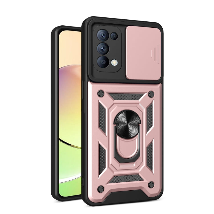 Sliding Camera Cover Design TPU+PC Phone Case, For OPPO Reno5 4G / 5G, For OPPO A79 5G Global