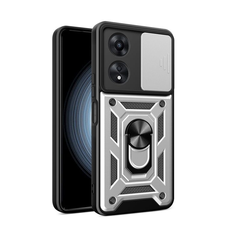 Sliding Camera Cover Design TPU+PC Phone Case, For OPPO A58 4G Global, For OPPO Find X8 Pro, For OPPO Reno5 4G / 5G, For OPPO A79 5G Global