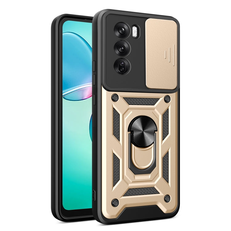 Sliding Camera Cover Design TPU+PC Phone Case, For OPPO Reno12 F 5G Global, For OPPO Reno12 Pro 5G Global, For OPPO F27 Pro / F27 Pro+ Global, For OPPO A60 4G, For OPPO A38 4G Global, For OPPO A58 4G Global, For OPPO Find X8 Pro