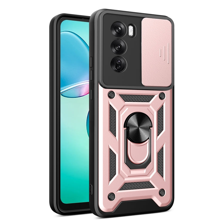Sliding Camera Cover Design TPU+PC Phone Case, For OPPO Reno12 F 5G Global, For OPPO Reno12 Pro 5G Global, For OPPO F27 Pro / F27 Pro+ Global, For OPPO A60 4G, For OPPO A38 4G Global, For OPPO A58 4G Global, For OPPO Find X8 Pro