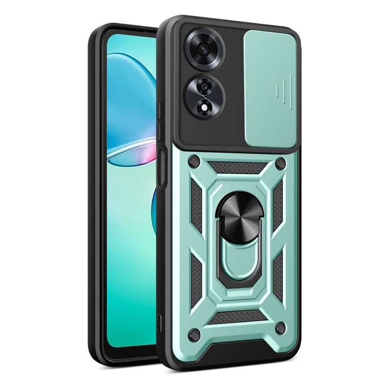 Sliding Camera Cover Design TPU+PC Phone Case, For OPPO Reno12 F 5G Global, For OPPO Reno12 Pro 5G Global, For OPPO F27 Pro / F27 Pro+ Global, For OPPO A60 4G, For OPPO A38 4G Global, For OPPO A58 4G Global, For OPPO Find X8 Pro