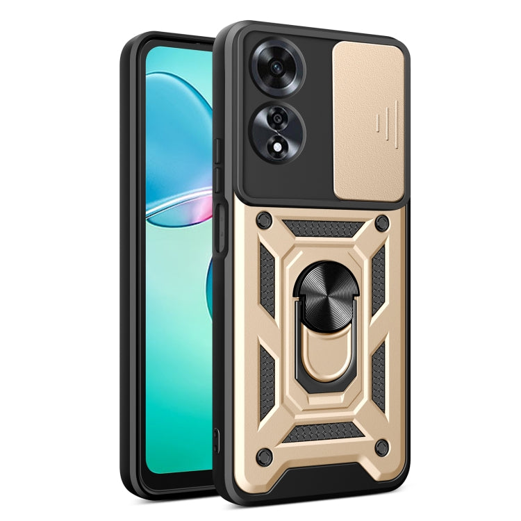 Sliding Camera Cover Design TPU+PC Phone Case, For OPPO Reno12 F 5G Global, For OPPO Reno12 Pro 5G Global, For OPPO F27 Pro / F27 Pro+ Global, For OPPO A60 4G, For OPPO A38 4G Global, For OPPO A58 4G Global, For OPPO Find X8 Pro