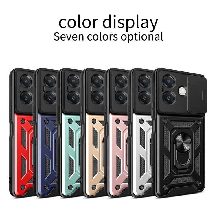 Sliding Camera Cover Design TPU+PC Phone Case, For OPPO A3x 5G India / A3x 4G, For OPPO A3 Pro 5G India / A80 5G, For OPPO Reno12 F 5G Global, For OPPO Reno12 Pro 5G Global, For OPPO F27 Pro / F27 Pro+ Global, For OPPO A60 4G, For OPPO A38 4G Global