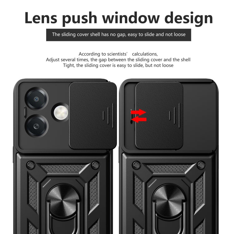 Sliding Camera Cover Design TPU+PC Phone Case, For OPPO A3x 5G India / A3x 4G, For OPPO A3 Pro 5G India / A80 5G, For OPPO Reno12 F 5G Global, For OPPO Reno12 Pro 5G Global, For OPPO F27 Pro / F27 Pro+ Global, For OPPO A60 4G, For OPPO A38 4G Global
