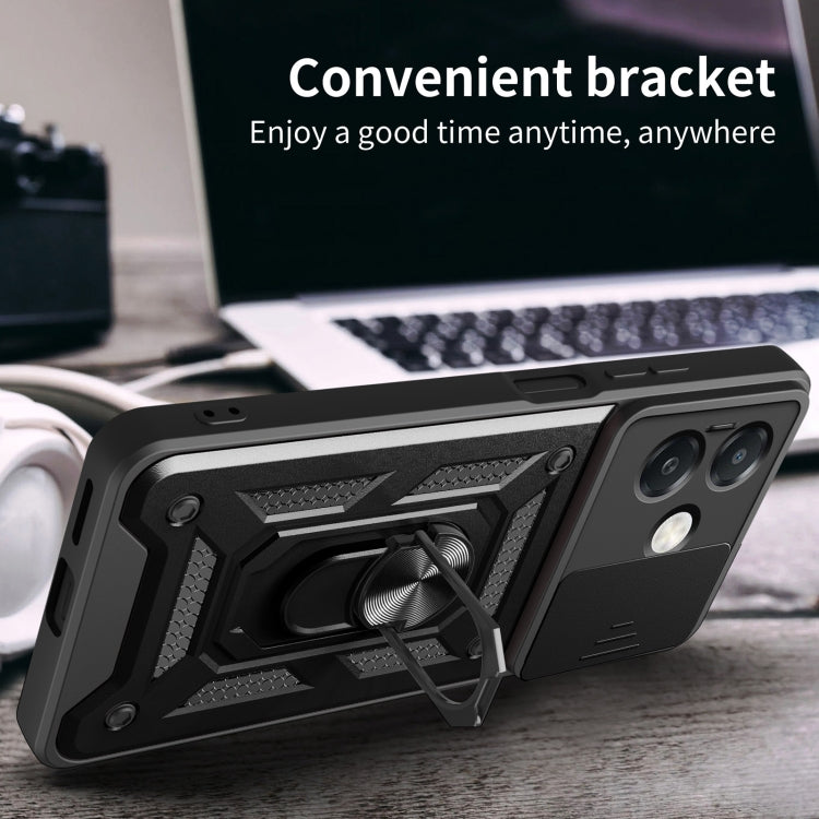 Sliding Camera Cover Design TPU+PC Phone Case, For OPPO A3x 5G India / A3x 4G, For OPPO A3 Pro 5G India / A80 5G, For OPPO Reno12 F 5G Global, For OPPO Reno12 Pro 5G Global, For OPPO F27 Pro / F27 Pro+ Global, For OPPO A60 4G, For OPPO A38 4G Global