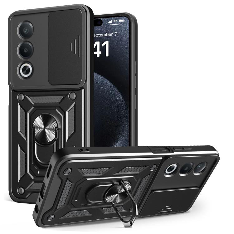 Sliding Camera Cover Design TPU+PC Phone Case, For OPPO A3x 5G India / A3x 4G, For OPPO A3 Pro 5G India / A80 5G, For OPPO Reno12 F 5G Global, For OPPO Reno12 Pro 5G Global, For OPPO F27 Pro / F27 Pro+ Global, For OPPO A60 4G, For OPPO A38 4G Global
