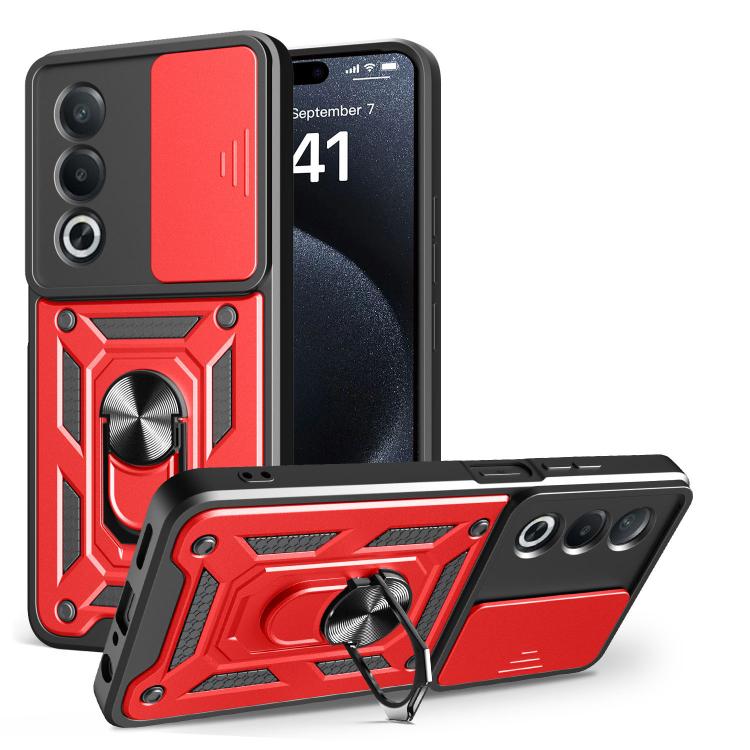 Sliding Camera Cover Design TPU+PC Phone Case, For OPPO A3x 5G India / A3x 4G, For OPPO A3 Pro 5G India / A80 5G, For OPPO Reno12 F 5G Global, For OPPO Reno12 Pro 5G Global, For OPPO F27 Pro / F27 Pro+ Global, For OPPO A60 4G, For OPPO A38 4G Global