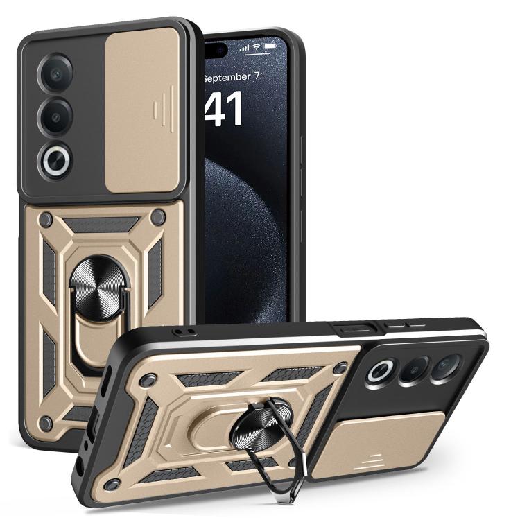 Sliding Camera Cover Design TPU+PC Phone Case, For OPPO A3x 5G India / A3x 4G, For OPPO A3 Pro 5G India / A80 5G, For OPPO Reno12 F 5G Global, For OPPO Reno12 Pro 5G Global, For OPPO F27 Pro / F27 Pro+ Global, For OPPO A60 4G, For OPPO A38 4G Global