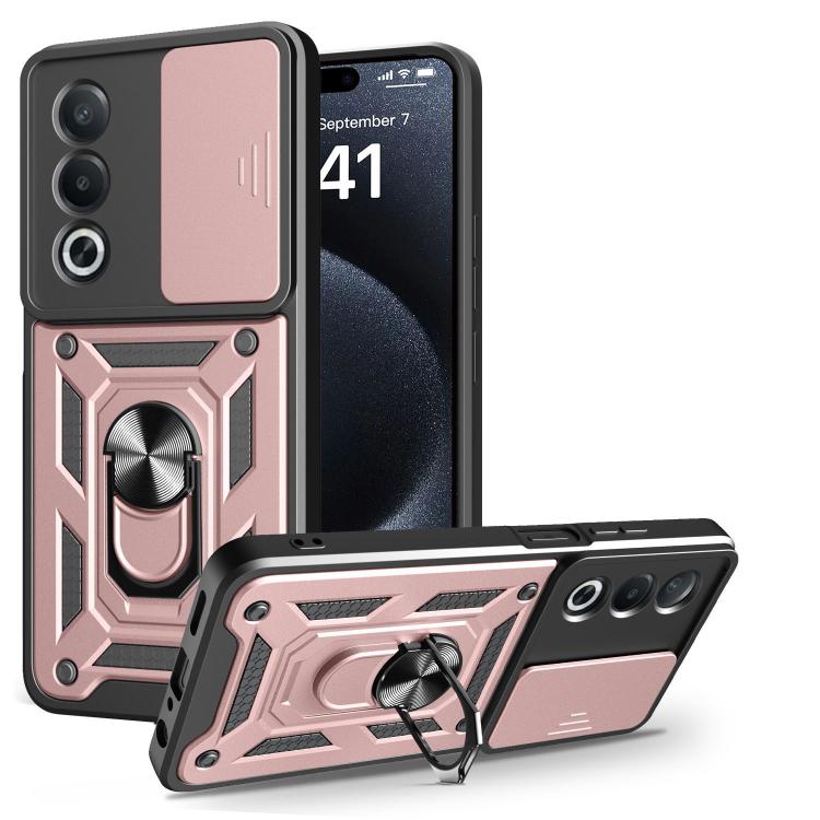 Sliding Camera Cover Design TPU+PC Phone Case, For OPPO A3x 5G India / A3x 4G, For OPPO A3 Pro 5G India / A80 5G, For OPPO Reno12 F 5G Global, For OPPO Reno12 Pro 5G Global, For OPPO F27 Pro / F27 Pro+ Global, For OPPO A60 4G, For OPPO A38 4G Global