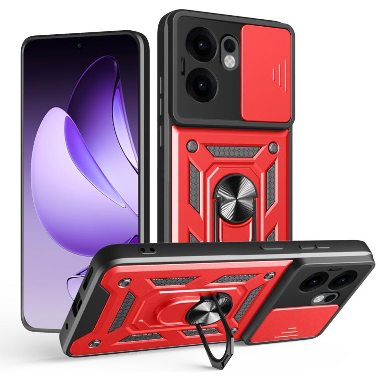 Sliding Camera Cover Design TPU+PC Phone Case, For OPPO Reno14 5G Global, For OPPO F29 Pro 5G, For OPPO Reno13 F 4G / 5G, For OPPO Find X8, For OPPO A3x 5G India / A3x 4G, For OPPO A3 Pro 5G India / A80 5G