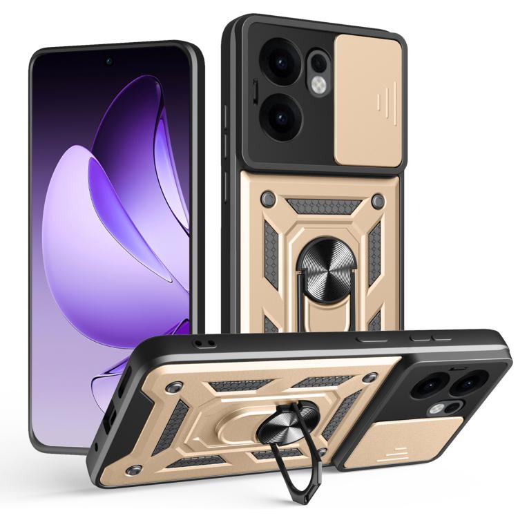 Sliding Camera Cover Design TPU+PC Phone Case, For OPPO Reno14 5G Global, For OPPO F29 Pro 5G, For OPPO Reno13 F 4G / 5G, For OPPO Find X8, For OPPO A3x 5G India / A3x 4G, For OPPO A3 Pro 5G India / A80 5G