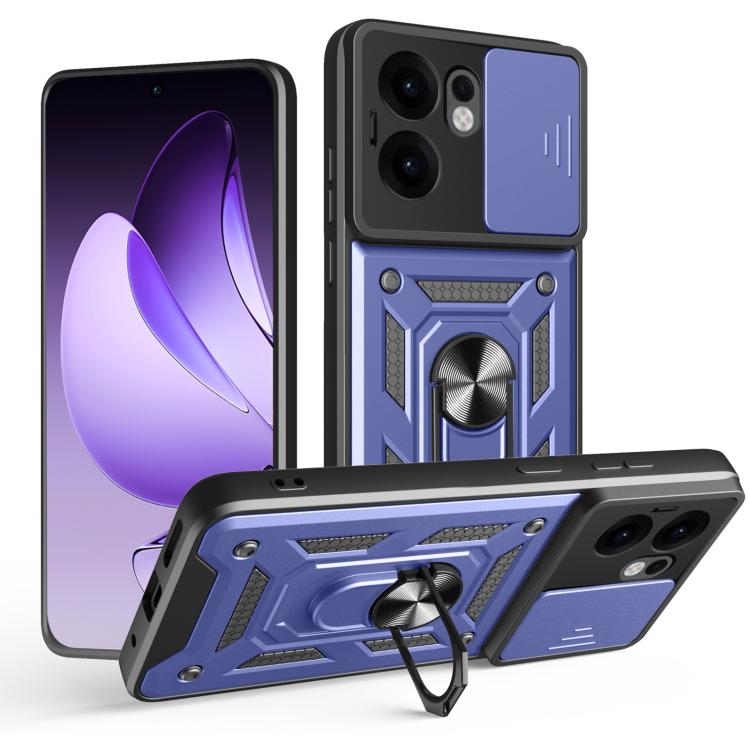 Sliding Camera Cover Design TPU+PC Phone Case, For OPPO Reno14 5G Global, For OPPO F29 Pro 5G, For OPPO Reno13 F 4G / 5G, For OPPO Find X8, For OPPO A3x 5G India / A3x 4G, For OPPO A3 Pro 5G India / A80 5G