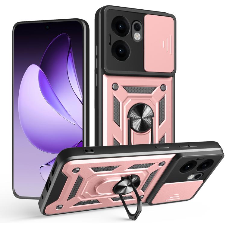 Sliding Camera Cover Design TPU+PC Phone Case, For OPPO Reno14 5G Global, For OPPO F29 Pro 5G, For OPPO Reno13 F 4G / 5G, For OPPO Find X8, For OPPO A3x 5G India / A3x 4G, For OPPO A3 Pro 5G India / A80 5G