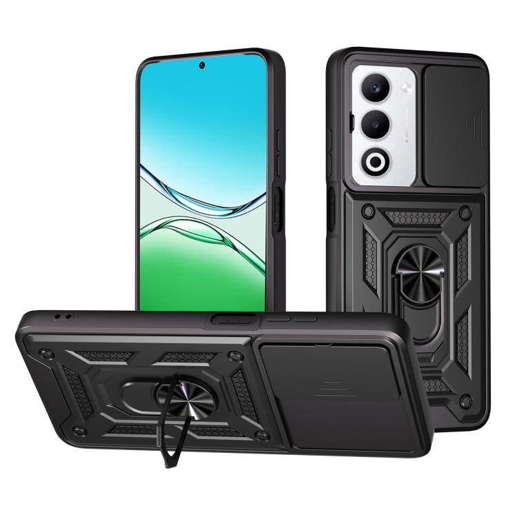 Sliding Camera Cover Design TPU+PC Phone Case, For OPPO Reno14 F 5G Global, For OPPO A5 5G Global, For OPPO Reno14 5G Global, For OPPO F29 Pro 5G, For OPPO Reno13 F 4G / 5G, For OPPO Find X8