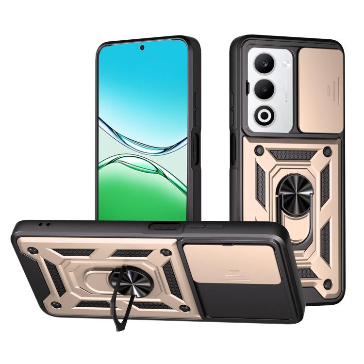Sliding Camera Cover Design TPU+PC Phone Case, For OPPO Reno14 F 5G Global, For OPPO A5 5G Global, For OPPO Reno14 5G Global, For OPPO F29 Pro 5G, For OPPO Reno13 F 4G / 5G, For OPPO Find X8