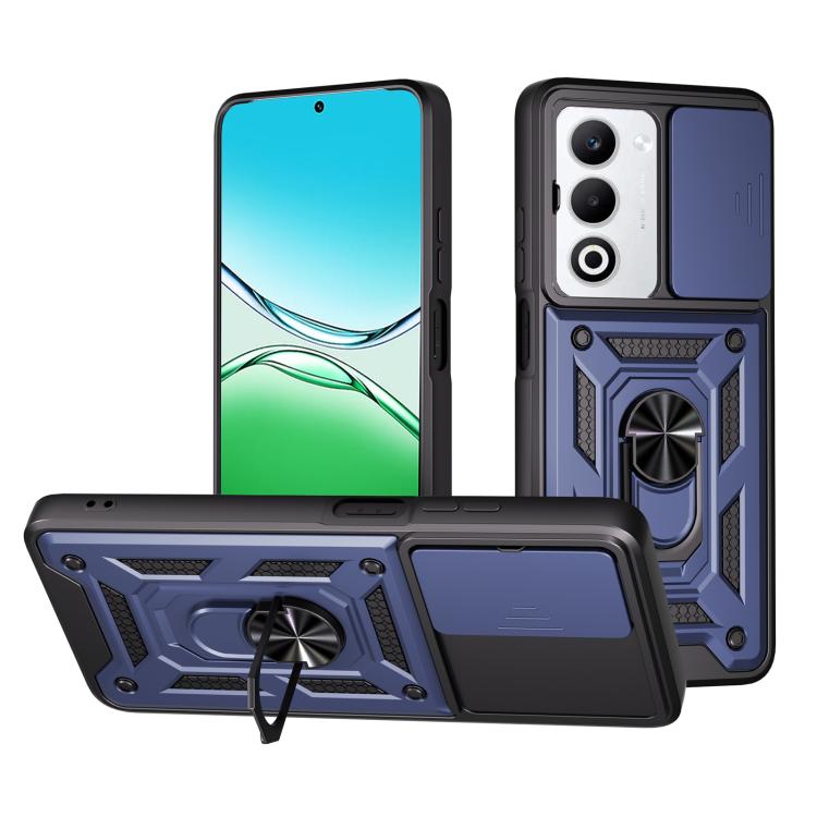 Sliding Camera Cover Design TPU+PC Phone Case, For OPPO Reno14 F 5G Global, For OPPO A5 5G Global, For OPPO Reno14 5G Global, For OPPO F29 Pro 5G, For OPPO Reno13 F 4G / 5G, For OPPO Find X8