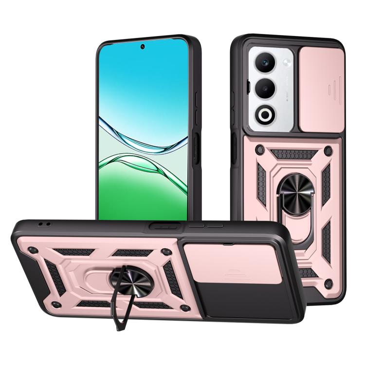 Sliding Camera Cover Design TPU+PC Phone Case, For OPPO Reno14 F 5G Global, For OPPO A5 5G Global, For OPPO Reno14 5G Global, For OPPO F29 Pro 5G, For OPPO Reno13 F 4G / 5G, For OPPO Find X8