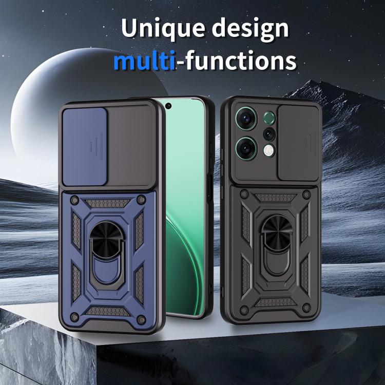 Sliding Camera Cover Design TPU+PC Phone Case, For OPPO Reno14 5G Global, For OPPO F29 Pro 5G, For OPPO Reno13 F 4G / 5G, For OPPO Find X8, For OPPO A3x 5G India / A3x 4G, For OPPO A3 Pro 5G India / A80 5G