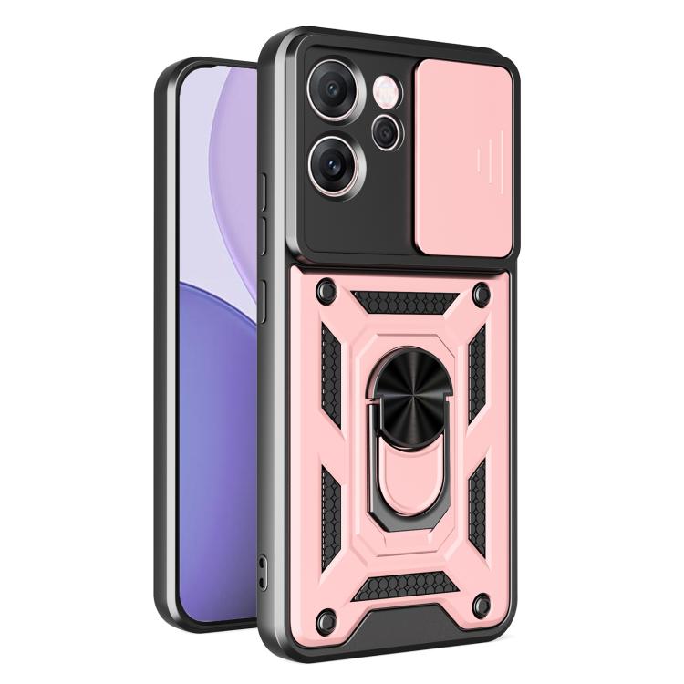 Sliding Camera Cover Design TPU+PC Phone Case, For OPPO Reno14 F 5G Global, For OPPO A5 5G Global, For OPPO Reno14 5G Global, For OPPO F29 Pro 5G, For OPPO Reno13 F 4G / 5G, For OPPO Find X8