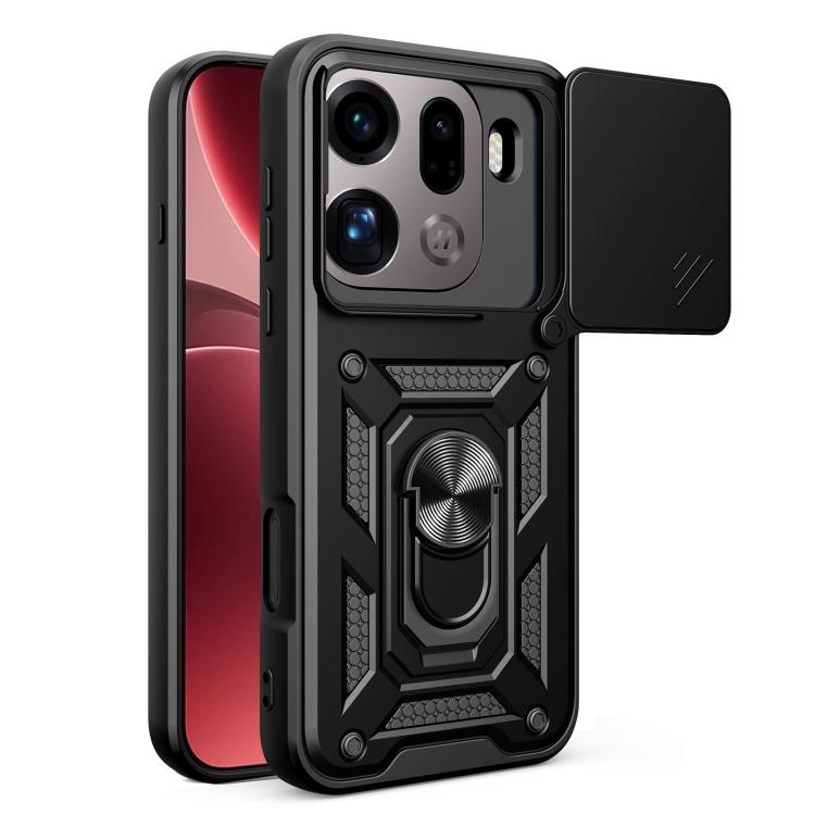 Sliding Camera Cover Design TPU+PC Phone Case, For OPPO Find X9, For OPPO A6 Pro 4G / 5G / F31 5G, For OPPO F31 Pro 5G, For OPPO Find X9 Pro, For OPPO Reno14 F 5G Global, For OPPO A5 5G Global