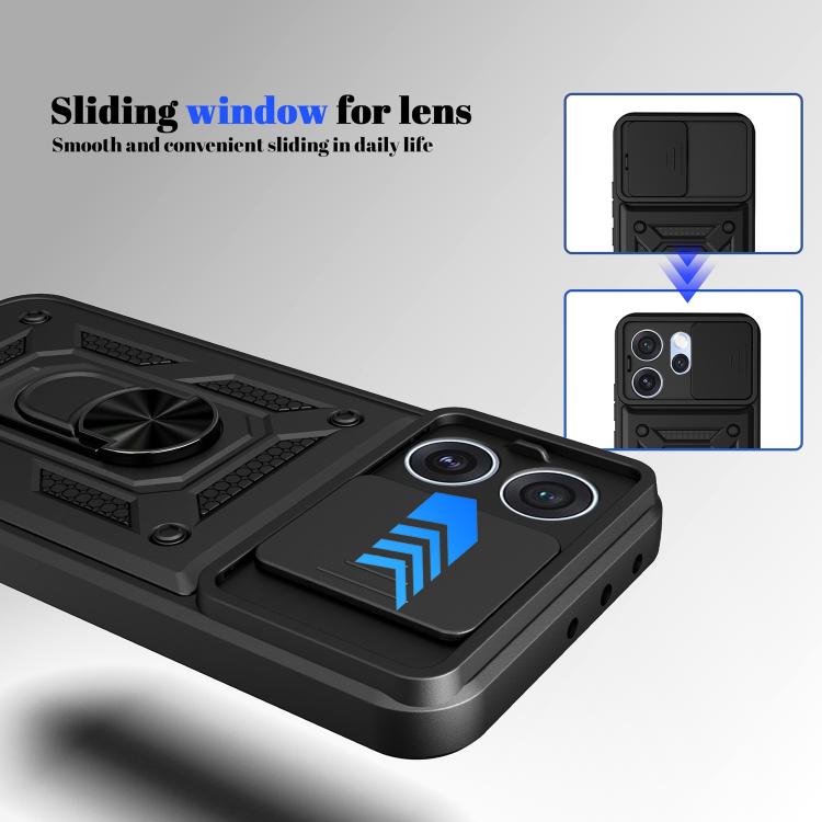 Sliding Camera Cover Design TPU+PC Phone Case, For OPPO Reno15 Pro 5G Global, For OPPO Reno15 5G Global, For OPPO Find X9, For OPPO A6 Pro 4G / 5G / F31 5G, For OPPO F31 Pro 5G, For OPPO Find X9 Pro