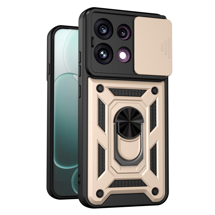 Sliding Camera Cover Design TPU+PC Phone Case, For OPPO Reno16 F 5G Global, For OPPO Reno16 5G Global, For OPPO Find X9 Ultra, For OPPO Reno15 F 5G / Reno 15c 5G Global, For OPPO A6x 4G Global, For OPPO A6x 5G Global