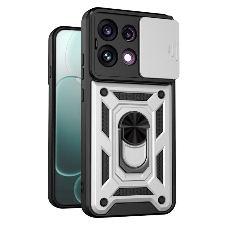 Sliding Camera Cover Design TPU+PC Phone Case, For OPPO Reno16 F 5G Global, For OPPO Reno16 5G Global, For OPPO Find X9 Ultra, For OPPO Reno15 F 5G / Reno 15c 5G Global, For OPPO A6x 4G Global, For OPPO A6x 5G Global