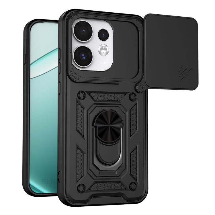 Sliding Camera Cover Design TPU+PC Phone Case, For OPPO Reno16 F 5G Global, For OPPO Reno16 5G Global, For OPPO Find X9 Ultra, For OPPO Reno15 F 5G / Reno 15c 5G Global, For OPPO A6x 4G Global, For OPPO A6x 5G Global