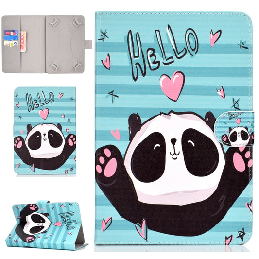 Colored Drawing Pattern Horizontal Flip PU Leather Case with Holder & Card Slot, For 10 inch Universal Tablet PC, For 7 inch Universal Tablet PC, For 8 inch Universal Tablet PC