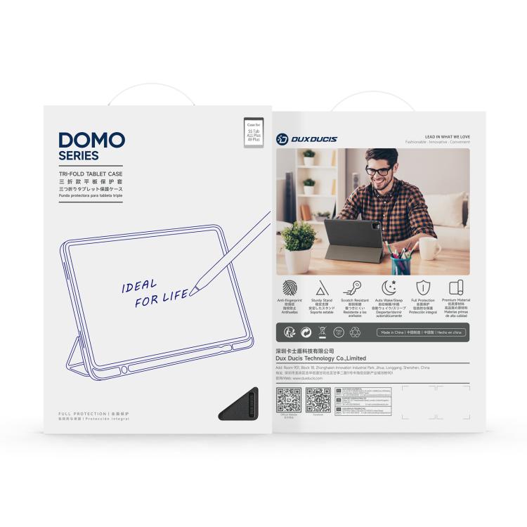 DUX DUCIS Domo Series Magnetic Flip Leather Tablet Case, For Samsung Galaxy Tab A11+ / A9+, For Samsung Galaxy Tab A9/A11, For Samsung Galaxy Tab S9 FE / S10 FE, For Samsung Galaxy Tab S10 FE+, For Samsung Galaxy Tab S10+, For Samsung Galaxy Tab S9 FE+...