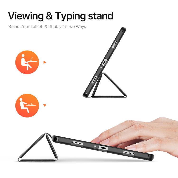 DUX DUCIS Domo Series Magnetic Flip Leather Tablet Case, For Samsung Galaxy Tab A11+ / A9+, For Samsung Galaxy Tab A9/A11, For Samsung Galaxy Tab S9 FE / S10 FE, For Samsung Galaxy Tab S10 FE+, For Samsung Galaxy Tab S10+, For Samsung Galaxy Tab S9 FE+...