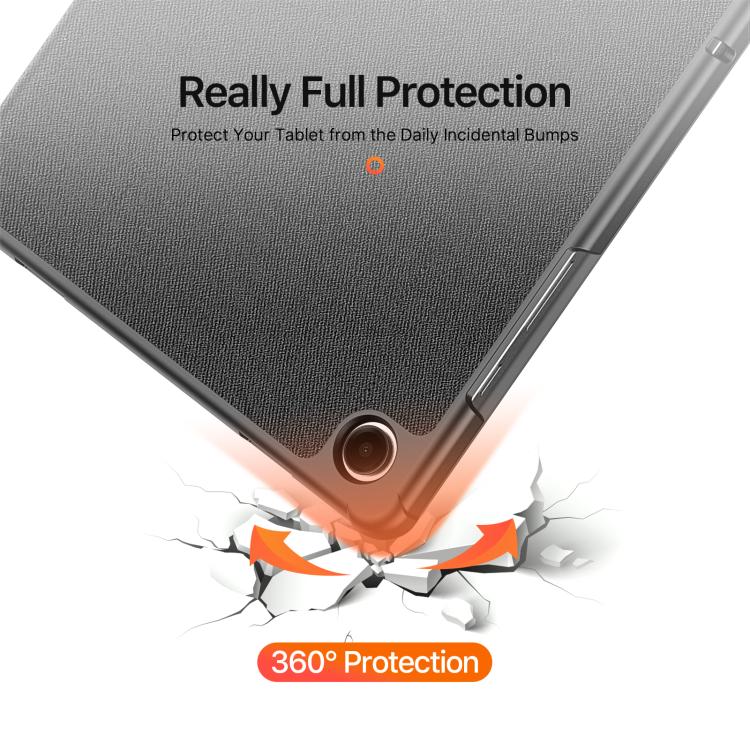 DUX DUCIS Domo Series Magnetic Flip Leather Tablet Case, For Samsung Galaxy Tab A11+ / A9+, For Samsung Galaxy Tab A9/A11, For Samsung Galaxy Tab S9 FE / S10 FE, For Samsung Galaxy Tab S10 FE+, For Samsung Galaxy Tab S10+, For Samsung Galaxy Tab S9 FE+...