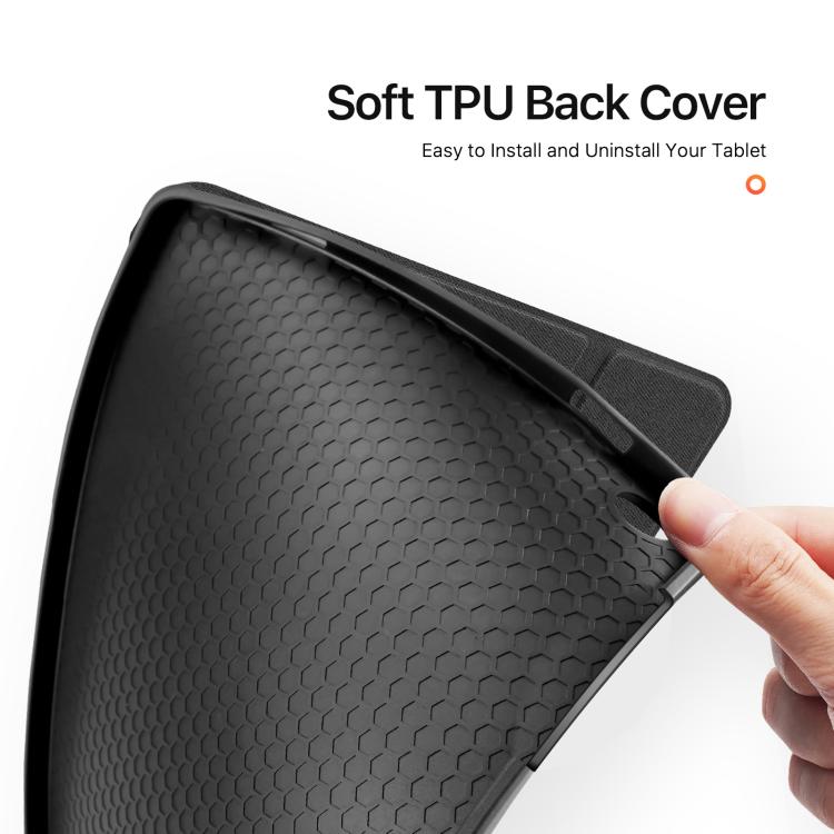 DUX DUCIS Domo Series Magnetic Flip Leather Tablet Case, For Samsung Galaxy Tab A11+ / A9+, For Samsung Galaxy Tab A9/A11, For Samsung Galaxy Tab S9 FE / S10 FE, For Samsung Galaxy Tab S10 FE+, For Samsung Galaxy Tab S10+, For Samsung Galaxy Tab S9 FE+...