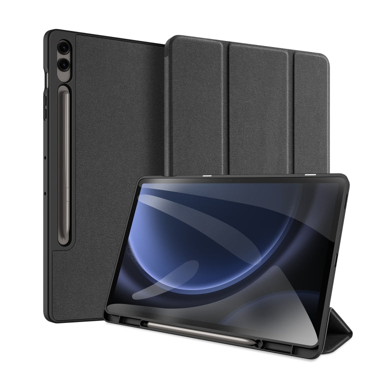 DUX DUCIS Domo Series Magnetic Flip Leather Tablet Case, For Samsung Galaxy Tab A11+ / A9+, For Samsung Galaxy Tab A9/A11, For Samsung Galaxy Tab S9 FE / S10 FE, For Samsung Galaxy Tab S10 FE+, For Samsung Galaxy Tab S10+, For Samsung Galaxy Tab S9 FE+...