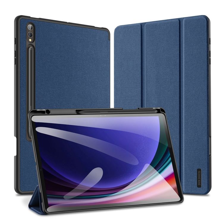 DUX DUCIS Domo Series Magnetic Flip Leather Tablet Case, For Samsung Galaxy Tab A11+ / A9+, For Samsung Galaxy Tab A9/A11, For Samsung Galaxy Tab S9 FE / S10 FE, For Samsung Galaxy Tab S10 FE+, For Samsung Galaxy Tab S10+, For Samsung Galaxy Tab S9 FE+...