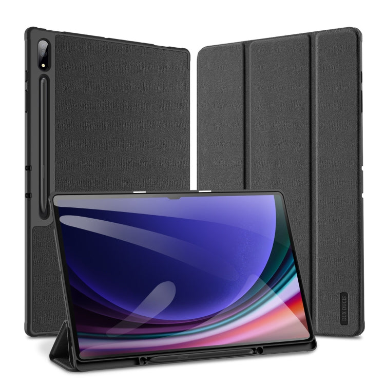 DUX DUCIS Domo Series Magnetic Flip Leather Tablet Case, For Samsung Galaxy Tab A11+ / A9+, For Samsung Galaxy Tab A9/A11, For Samsung Galaxy Tab S9 FE / S10 FE, For Samsung Galaxy Tab S10 FE+, For Samsung Galaxy Tab S10+, For Samsung Galaxy Tab S9 FE+...